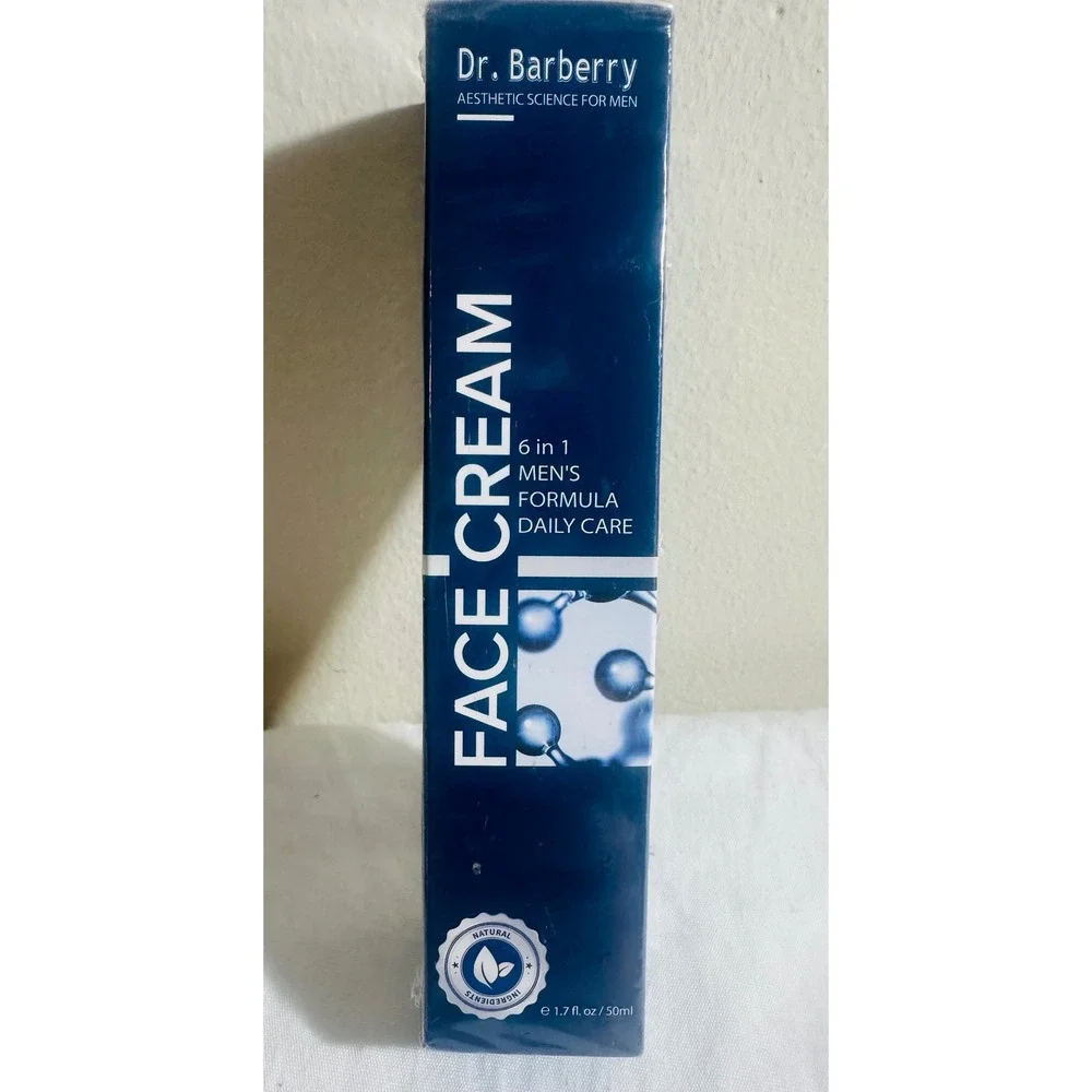 Dr Barberry 6-in-1 Men's Face Cream Daily Moisturizer 1.7 oz Sealed Exp 2028